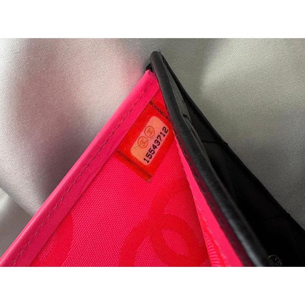 Used CHANEL [Beautiful Condition] Cambon Line Wallet Genuine Guarantee 2639.