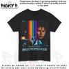 Мужская футболка Michael Jackson Moonwalker 100% Хлопок Топ Унисекс Тяжелый Хлопок