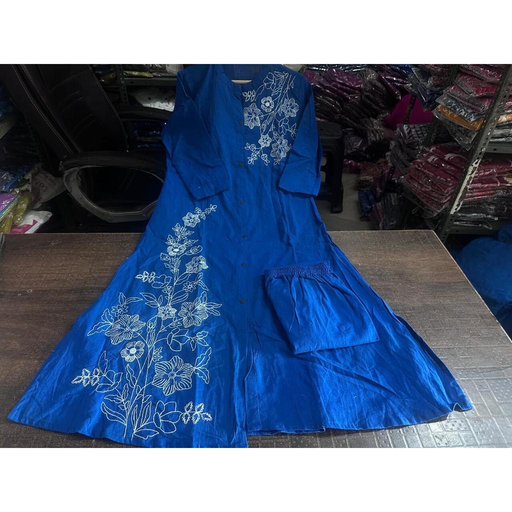 Болливудская праздничная туника-топ, комплект курта-брюки, женская дизайнерская этническая курти, платье SC-2338a