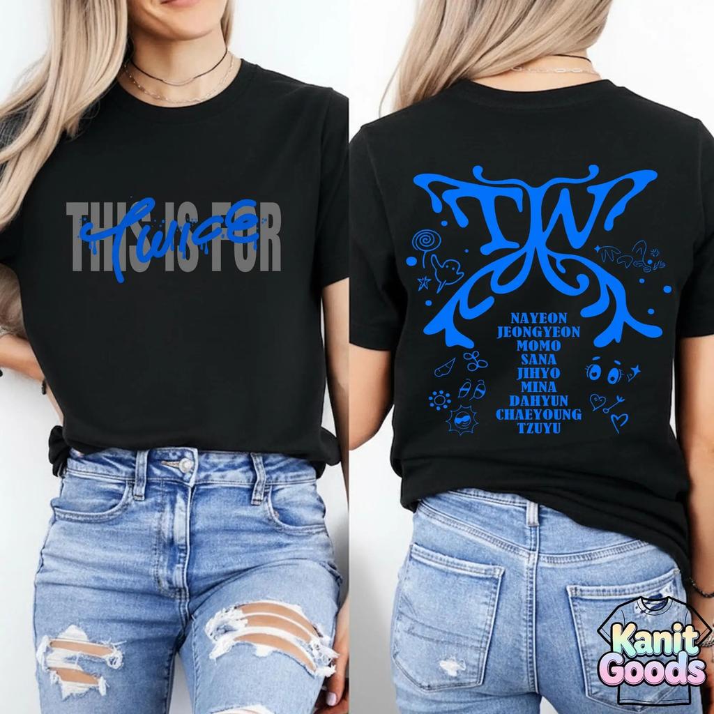 Это для футболки World Tour in US 2026, футболки TEN The Story Goes on, футболки с участниками, мерч Kpop Twice, стиль Y2k