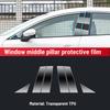 Anti-scratch Car Interior Center Console Media Dashboard Navigation TPU Protector Film For MAZDA 3 AXELA -2024 Sticker