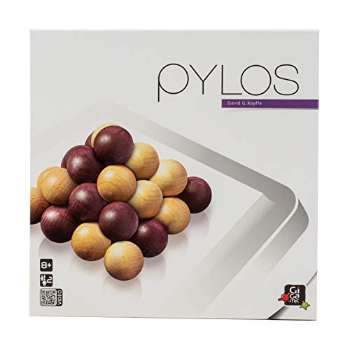 Настольная игра Gigamic PYLOS, стильная французская настольная игра для детей и взрослых, идеально подходит для тренировки мозга и образовательных игр. [Импортировано]
