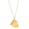 Heart Book Pendant Necklace Stainless Steel Chain Lovers Choker  Valentine's Day Gift