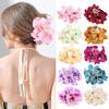 Модные искусственные цветы, заколки-крабы для волос, свадебные заколки для волос, тропический пляж, свадебный цветок, женский праздничный аксессуар для волос