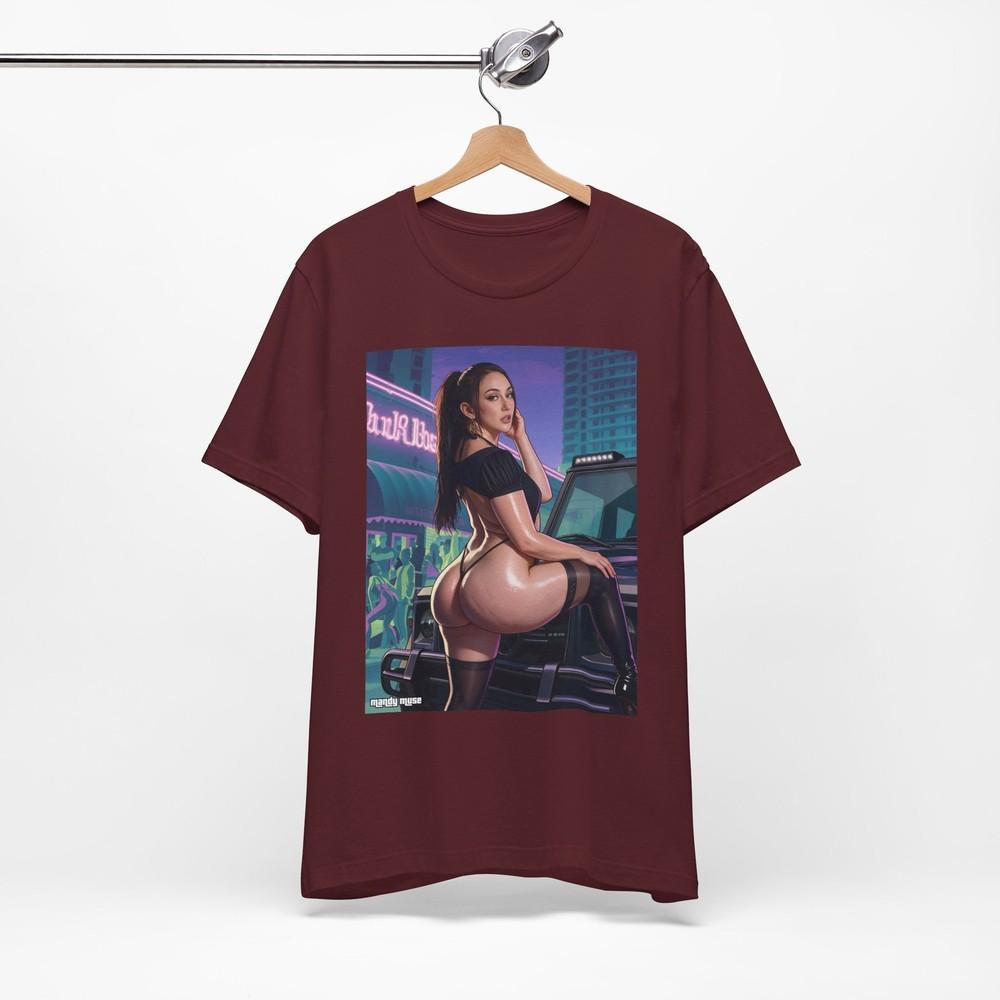 Mandy Muse Bikini Pinup T-Shirt | GTA 6 Graphic Streetwear Print Tee