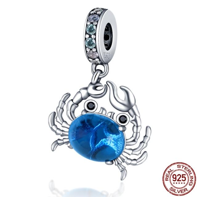 Charm Plata De Ley 925 Suitable Bracelet 925 Sterling Silver Kitten Galaxy Series Beaded Women's Diy Jewelry
