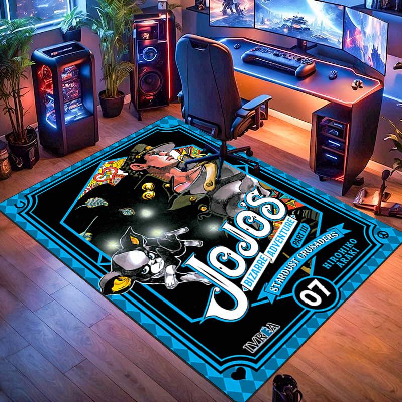 JoJo's Bizarre Adventure: Battle Tendency carpet Suitable for all seasons floor mats Doormat Fashion Dormitory decoration