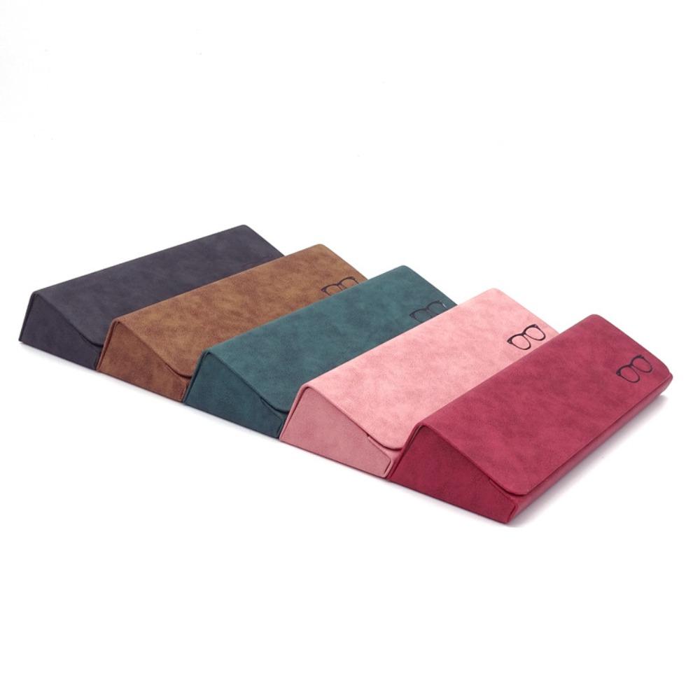 Portable Hard Case Glasses Case Anti-press Frame Glasses Sunglasses Case PU Leather Hard Shell Eyewear Box Men