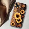 Sunflower Phone Case For iPhone 14 11 12 13 Mini Pro XS Max Cover 6 7 8 Plus X XR SE 2020 Funda Shell