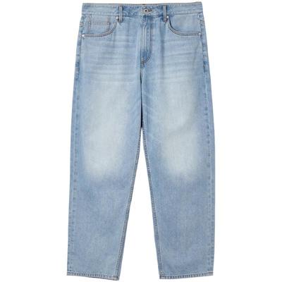 Мужские джинсы Jack & Jones свободного кроя из стираного денима