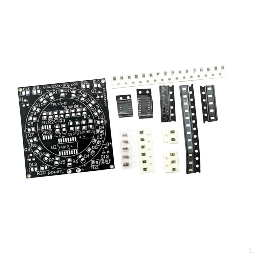 Kit for Electronic Soldering Practice Includes SMD Board And Printed Circuit Suitable