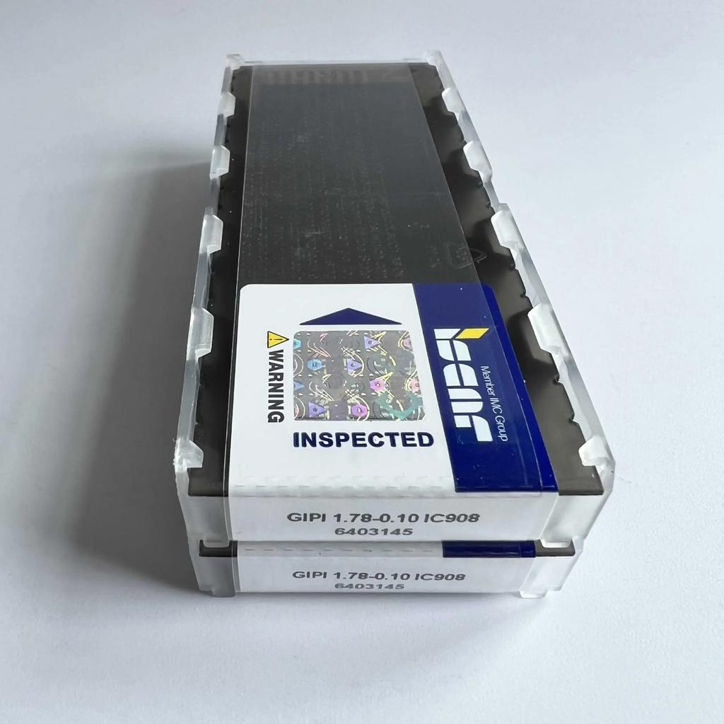 GIPI1.78-0.10 IC908 Industrial Indexable Carbide Inserts 10 Pcs