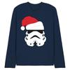 Star Wars Unisex Adult Stormtrooper Santa Hat Long-Sleeved Christmas T-Shirt