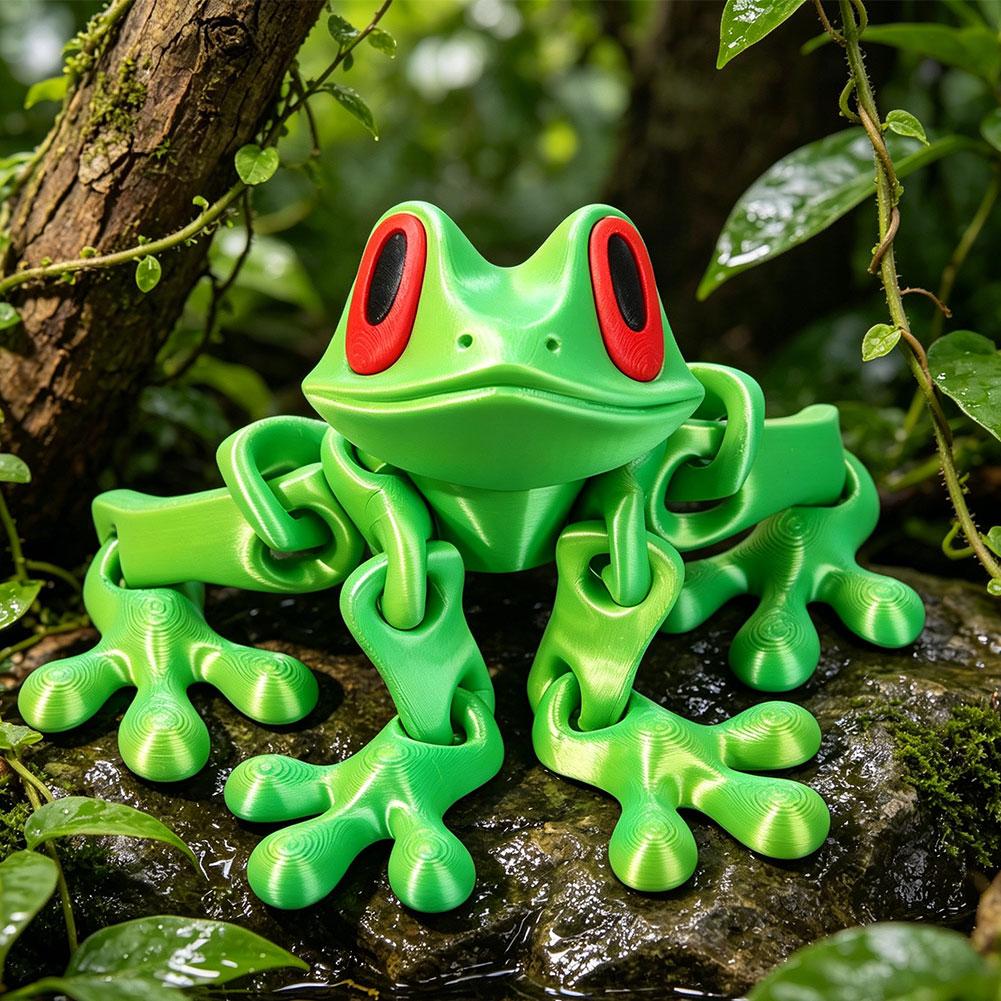 3D Printed Frog Model with Integrated Joint Mechanics for Demonstrating Flexion Extension in Life Science Curricula