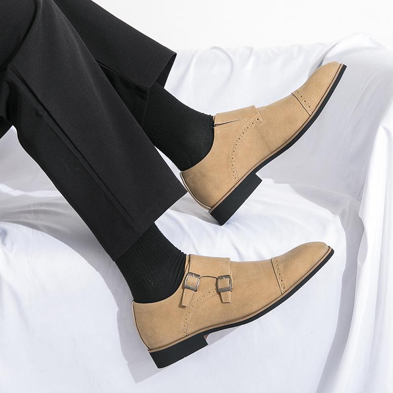 Модные новые стили Мужская повседневная обувь Брендовая модная кожаная обувь в британском стиле для мужчин на открытом воздухе, для вечеринок, бизнеса и работы