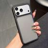 Матовый полупрозрачный противоударный чехол для iPhone 17 Pro Max/16/15