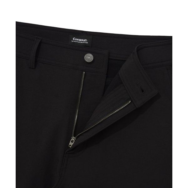 COVERNAT Solid Color Loose Fit Cargo Pants Men bottoms CO2303PTA1BK