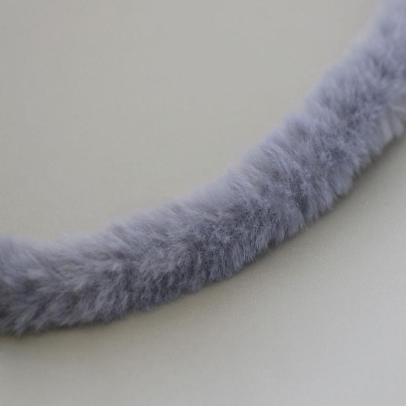 1 м 15 мм Плюшевая лента из искусственного кроличьего меха Пушистая отделка DIY Кукла Скрученная проволока Палочка Домашний декор Шитье Аксессуары для костюма