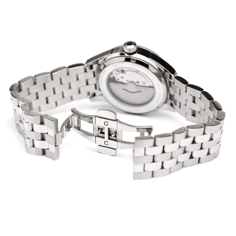 KNIS Varnish Сделано в Японии Автоматические часы Ретро Современные Super Luminova Сапфировое стекло Ремешок из нержавеющей стали Водонепроницаемость 10 АТМ Механические Синие