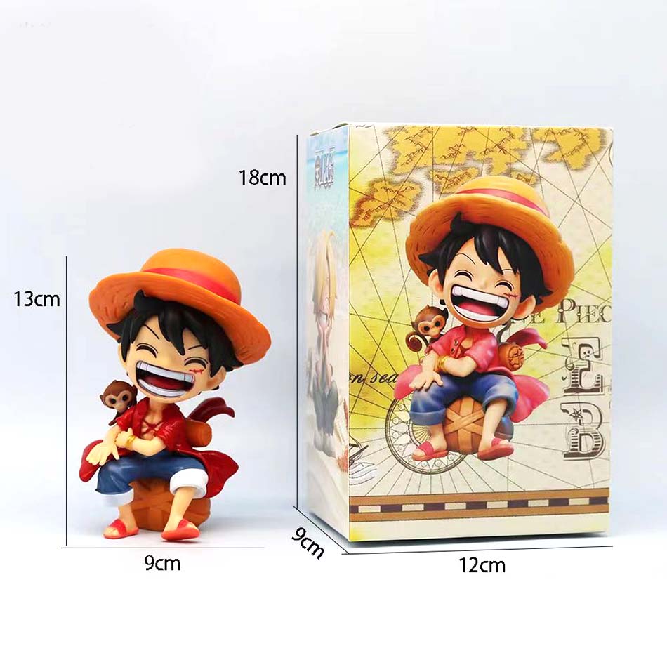Горячая распродажа Фигурка Аниме One Piece Сидящий Смеющийся Луффи Фигурки Действия Кавайный Санджи Зоро Фигурка Коллекция Игрушки Кукла Подарок Модель