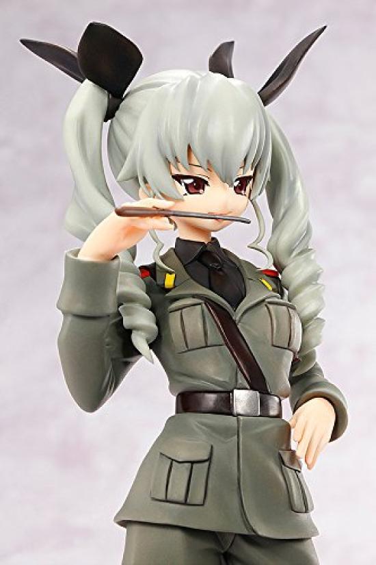 Girls Panzer Commander Girls Collection Anchovy Regular Edition Scale Painted Finished Figure & 1/8 ABS&ATBC-PVC