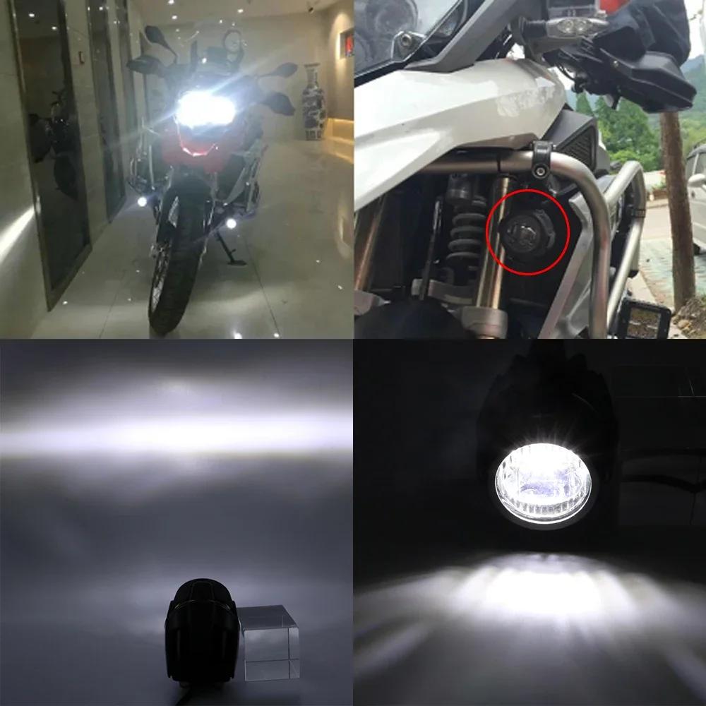 Мотоциклетные фары LED Дополнительные фары BMW R1200GS F800GS ADV Yamaha MT07 MT09 CRF1000L Africa Twin Kawasaki Противотуманные фары
