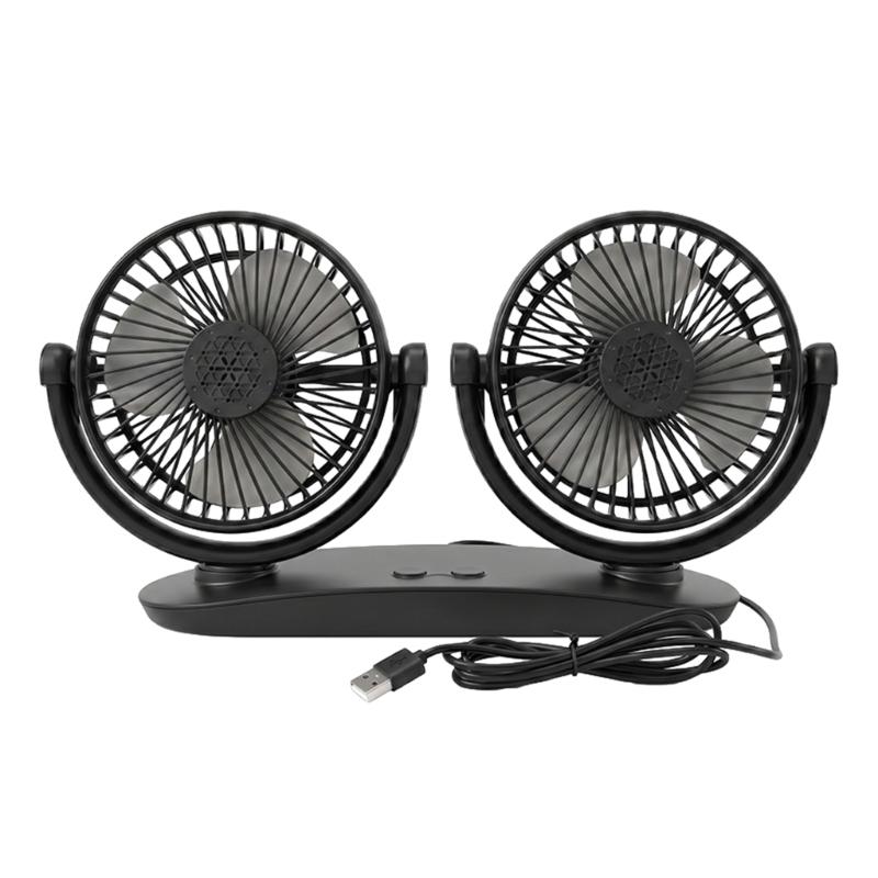 31BC Wide Double Head Cooling System For Vehicles Camping And Office Use