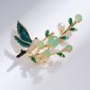 Senior Brooches Flower Leaf Brooch Pins for Women Suit Pendant  Fashion Brooches Jewelry
