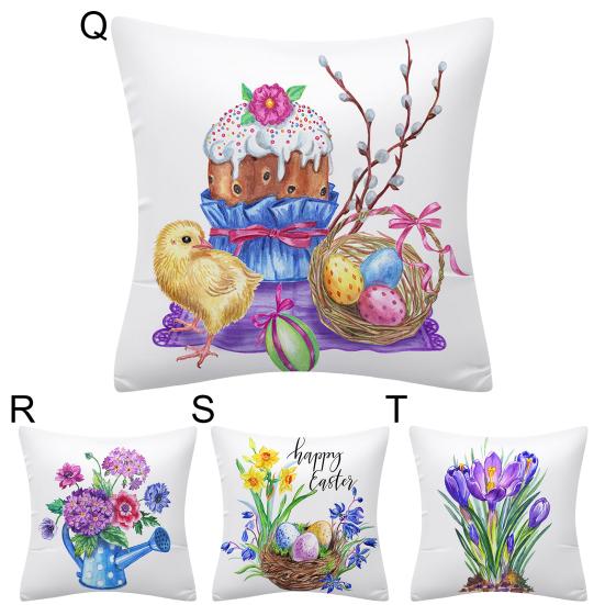 Пасхальная наволочка, удобная, создающая атмосферу, моющаяся, стильная, Счастливой Пасхи, весенняя наволочка, домашний декор, повседневное использование
