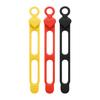 3/5/7/12/18/24Pcs Silicone Cable Tie Earphone Phone Charger Computer Power Cord Bundling Strap Reusable Elastic Wire Management Organizer Wrap