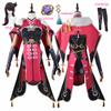   Beidou Cosplay Costume Uncrowned Lord of The Ocean Bei Dou Dress Wig Heels Boots Anime Maid Outfit Plus Size