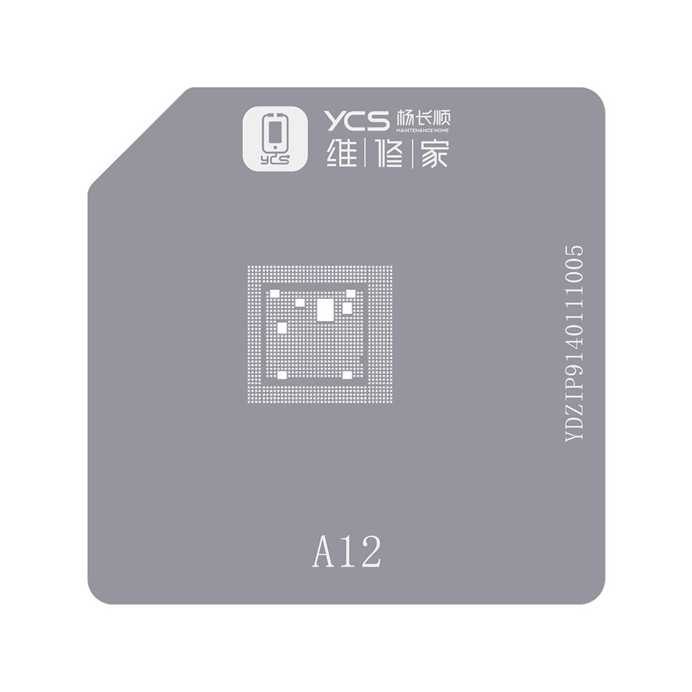 BGA трафарет YCS для iPhone 6-15 Pro Max CPU A8/A9/A10/A11/A12/A13/A14/A15/A16/A17 Трафарет для реболлинга BGA Платформа для нанесения припоя