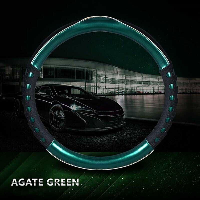 5 Colors 15\ High-Grade Durable Leatherette Material And Slip Resistance Car Auto Universal Steering Wheel Cover