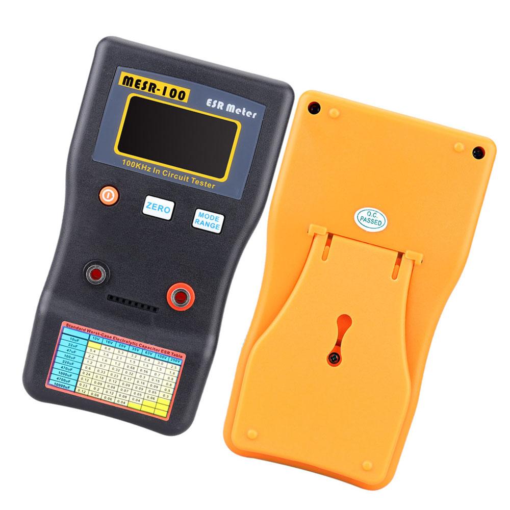 MESR-100 ESR Capacitance Meter LCD Capacitor Tester for Internal Resistance & Capacitance