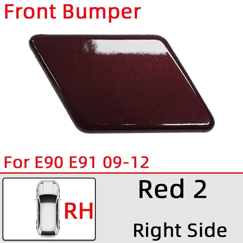 Headlamp Washer Nozzle Cover For BMW 320 325 328 330 335 E90 E91 LCI 2005-2008 2009-2012 Car Headlight Water Spray Lid Painted