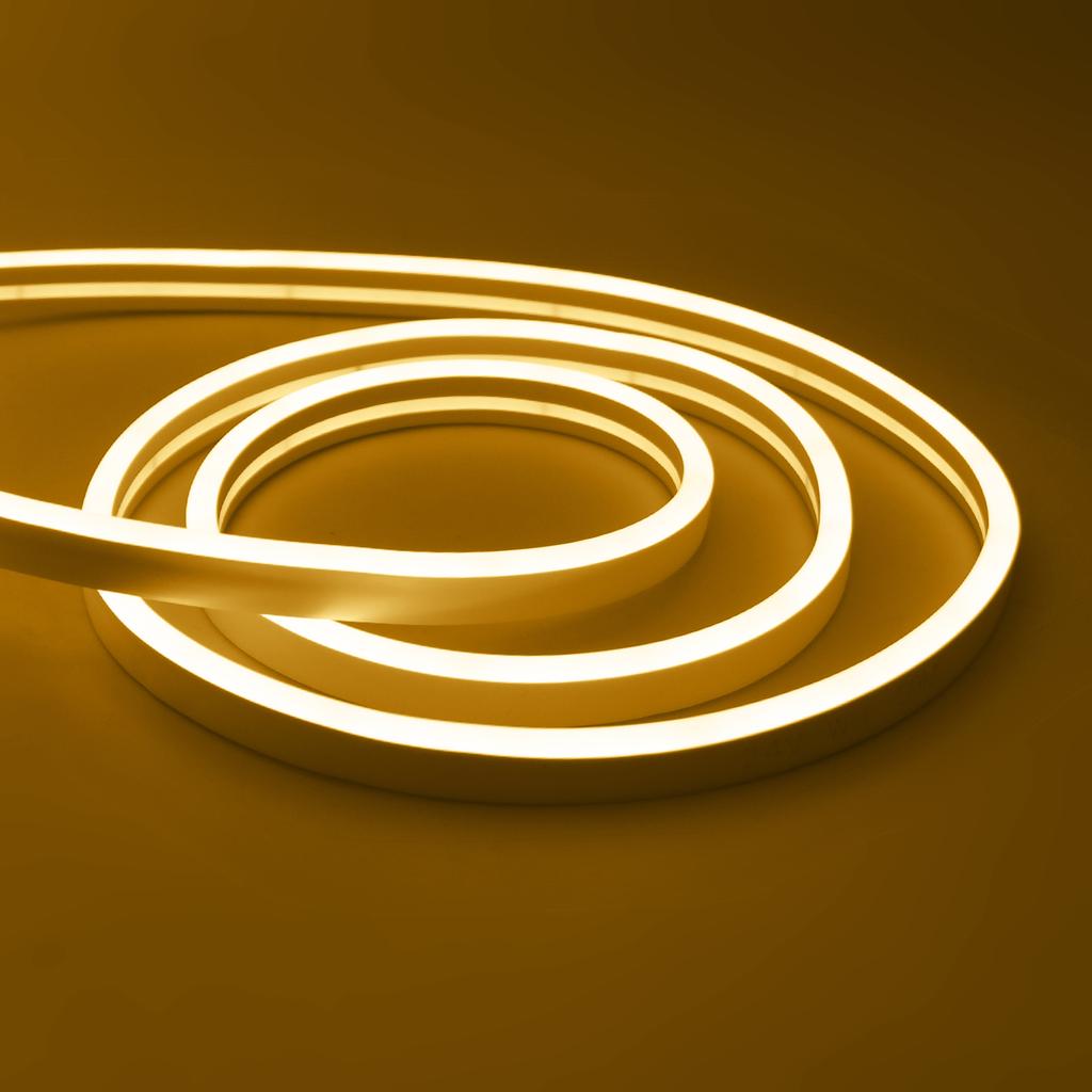 Solar Powered Neon Strip DC 24V IP67 Waterproof Warm/Cold White Flexible Ribbon Rope LED Light Outdoor Garden Decor Lamp