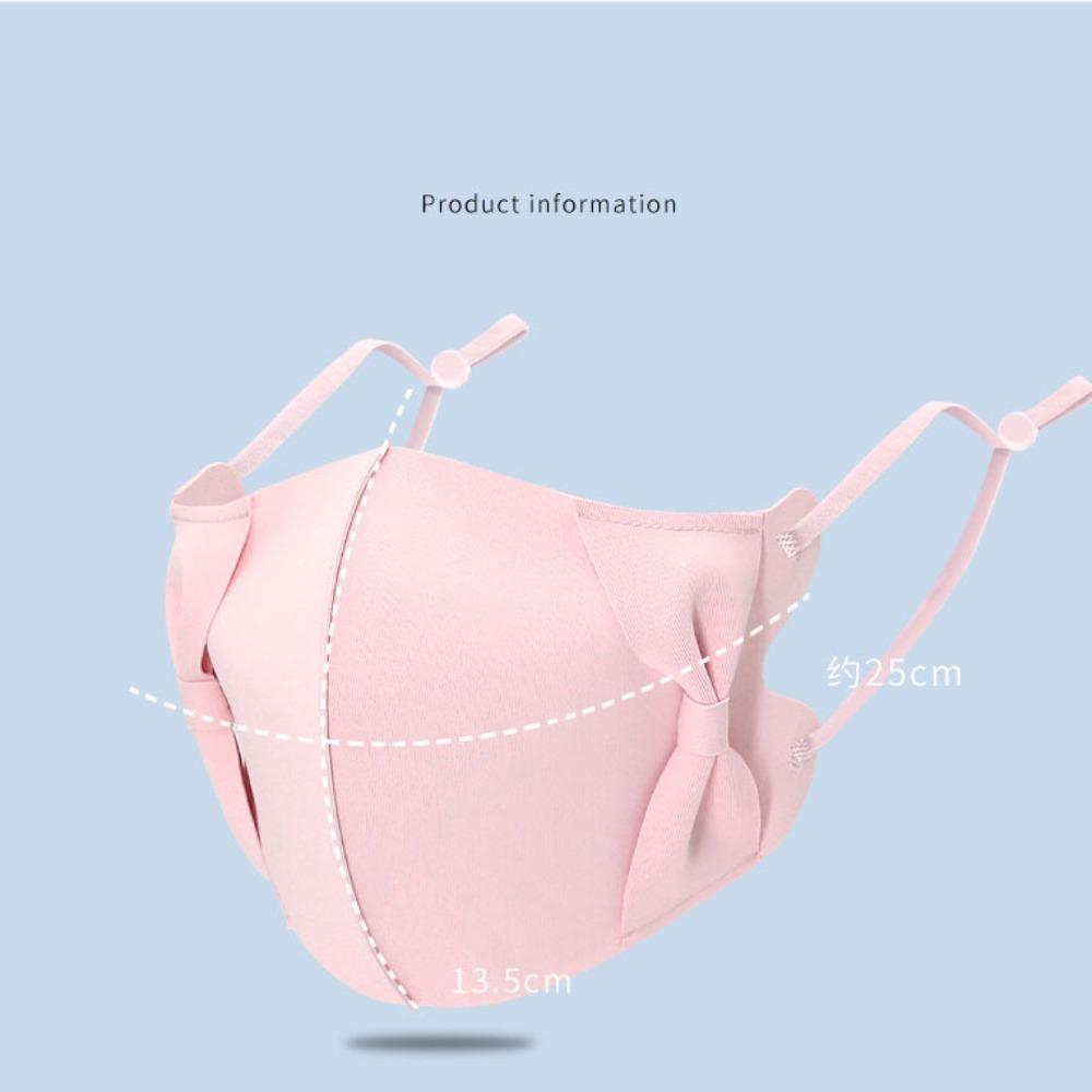 Солнцезащитная маска с защитой от УФ-лучей Дышащая маска для лица для езды Модная маска из ледяного шелка Четыре сезона