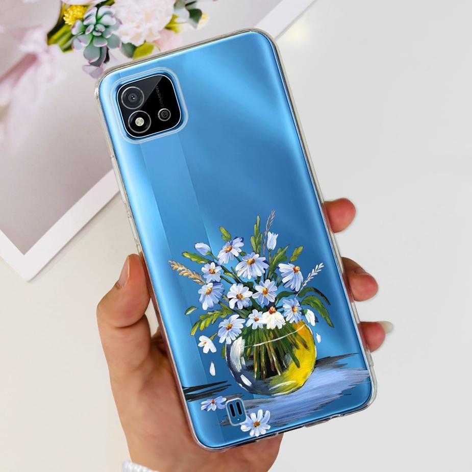 For Realme C11 2021 Case Cute Dinosaur Astronaurt Cover Soft Silicone Phone Case For Realme C11 2020 RealmeC11 2021 Fundas Coque
