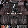 Автомобильные коврики для KIA Sorento 2002- Микрофибра Кожа Полное покрытие Авто коврики для пола Роскошные напольные вкладыши Аксессуары