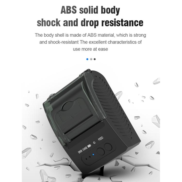 5811DD 58 мм Bluetooth 4.0 Портативный Термо Bluetooth Принтер Чеков, Вилка UK