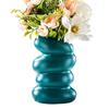 1PC Decor Modern Decoration Tall Ceramic Twisted Spiral Flower Vase Decors Creative High