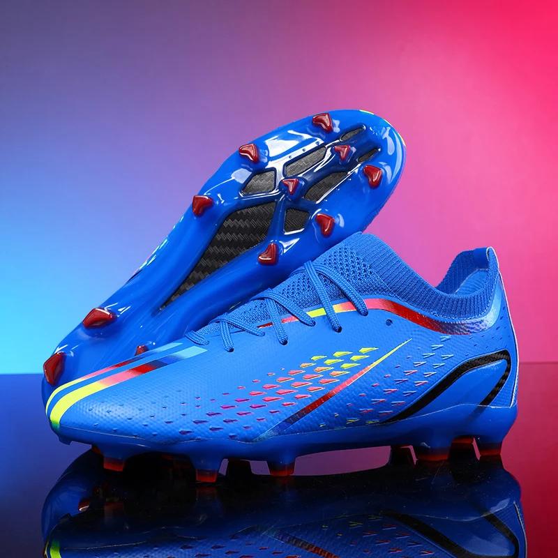 New Men Ultralight Soccer Shoes Professional Football Boots Unisex Non-Slip High-quality Training