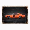 The General Lee Metal Sign Wall Decor Living Room Mural Decoration for Bar Club Man Cave Wall Decoration