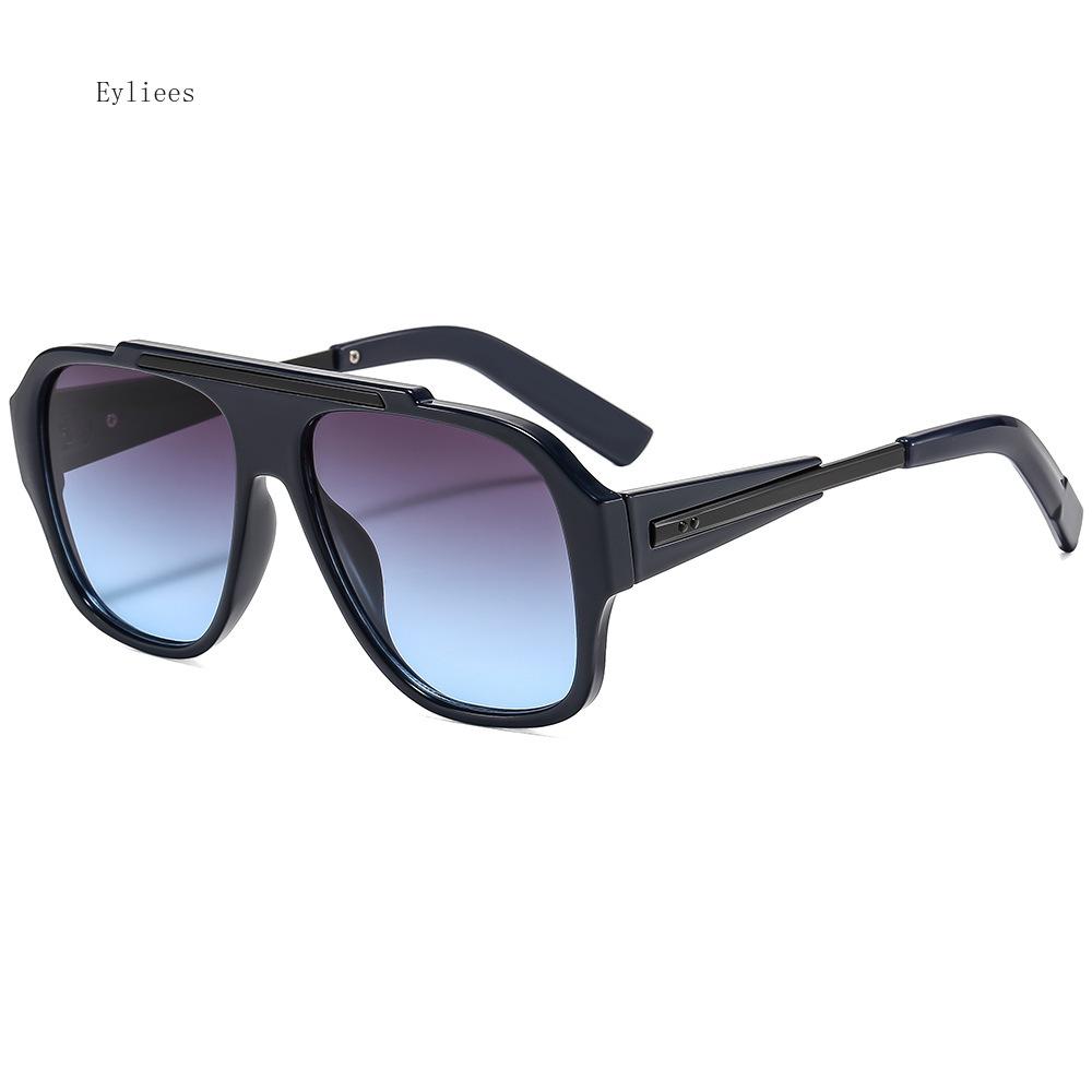 Винтажные Дизайнерские Солнцезащитные Очки Авиаторы Оверсайз Женская Мода Популярные Большие Оправы Роскошные Солнцезащитные Очки Мужские Панк Очки UV400