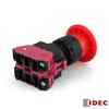IDEC Кнопка аварийного останова HW Красный переключатель, Серия, 40 Большая, 2нз, 22, Кнопка, HW1B-V402R
