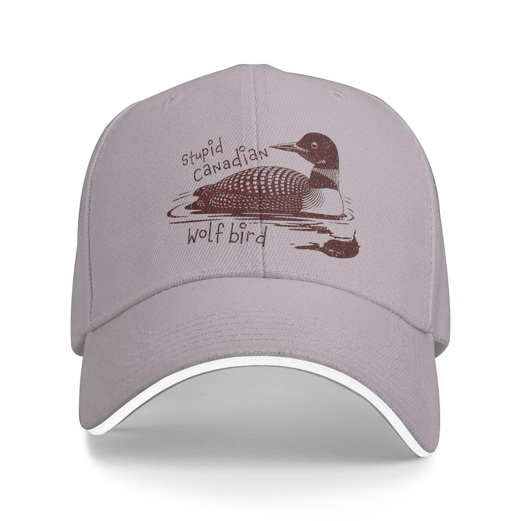 Heated Rivalry Stupid Canadian Wolf Bird Baseball Caps Merchandise Classic Sun Caps For Men Women Golf Headewear Adjustable