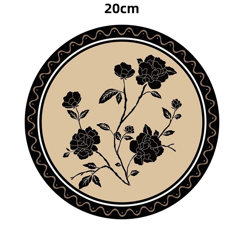 Ретро круглые подставки под цветы, теплоизоляционные, противоожоговые, коврики для стола, креативные домашние диатомитовые абсорбирующие подставки, кухонный аксессуар