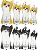 Golf Head Cover Driver Cover Wood Cover UT Cover Tabby Cat (yellow, 4-piece Set)