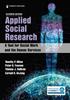 The Applied Social Research : A Tool for Social Work and the Human Services Book