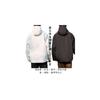 Men's and Women's Mountain Parka, Medium-Length, Plain, Hooded Jacket, Outdoor Jacket, Windproof,